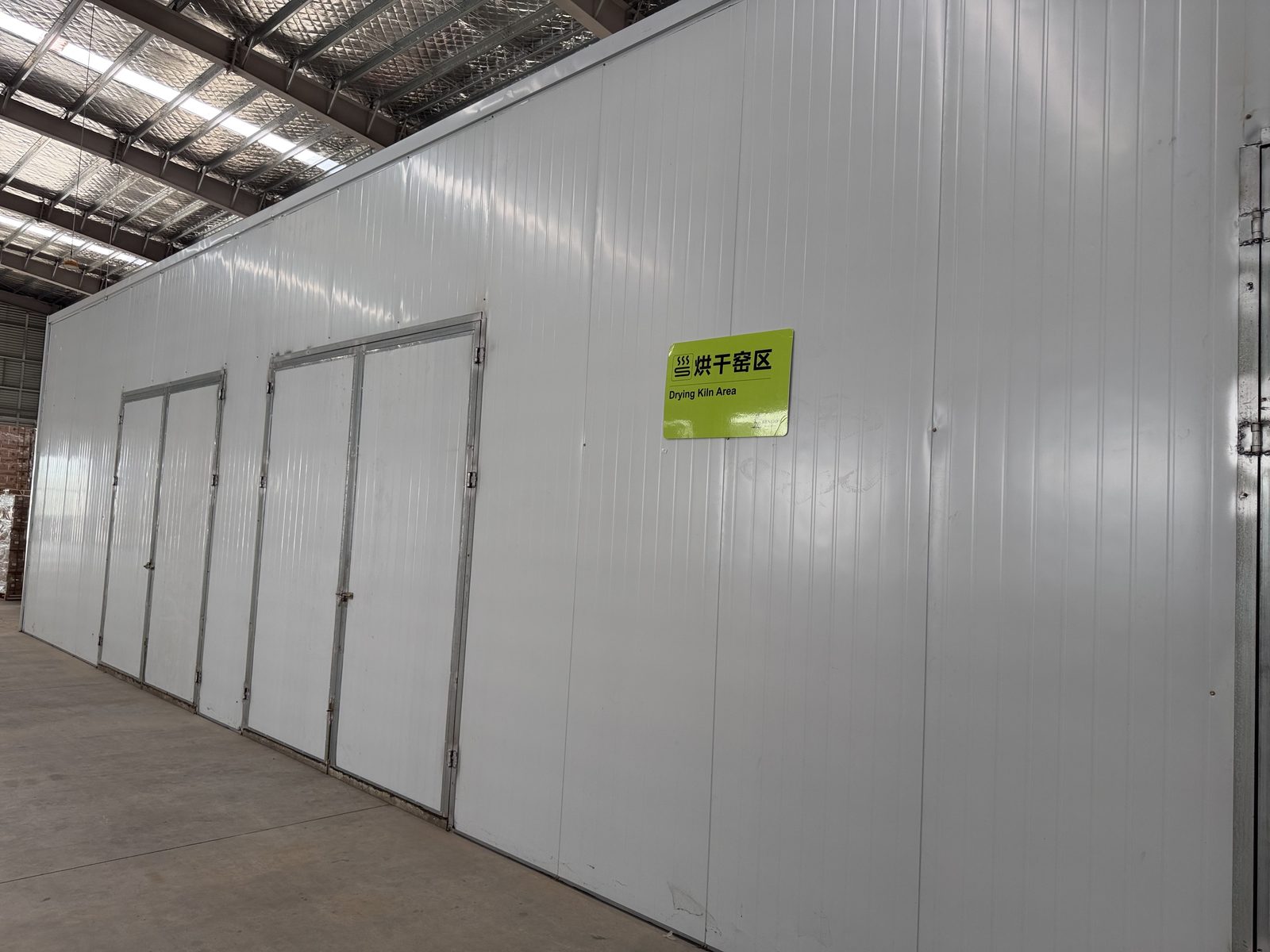 Kiln drying facility